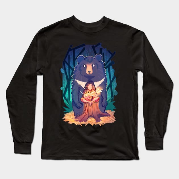 Bear Long Sleeve T-Shirt by AshenShop